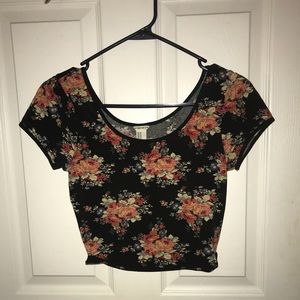 Floral crop top